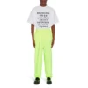 T-shirt à manches courtes Balenciaga SS21 Word pour homme, blanc, 641613TJVI59040