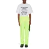 T-shirt à manches courtes Balenciaga SS21 Word pour homme, blanc, 641613TJVI59040
