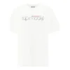 T-shirt à manches courtes blanc avec imprimé « Lens Alphabet » 612965TIV829000