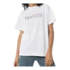 T-shirt à manches courtes blanc avec imprimé « Lens Alphabet » 612965TIV829000