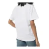 T-shirt à manches courtes blanc avec imprimé « Lens Alphabet » 612965TIV829000