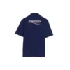 T-shirt à manches courtes bleu marine pour homme Balenciaga « Political Campaign » imprimé, version large 641675TIV521195