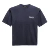 T-shirt à manches courtes bleu marine pour homme Balenciaga, version « Political Campaign » imprimée 570803TAV444128