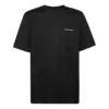 T-shirt à manches courtes en maille avec logo Balenciaga pour homme, noir 556150TYK281000