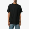 T-shirt à manches courtes en maille avec logo Balenciaga pour homme, noir 556150TYK281000