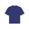 T-shirt à manches courtes en maille rétro Balenciaga FW21 pour homme, bleu marine 612966TKVD33967