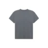 T-shirt à manches courtes gris avec logo du groupe imprimé, style rétro 612965TIV471404