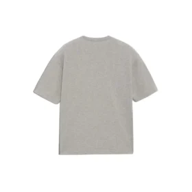 T-shirt à manches courtes gris pour homme Balenciaga avec logo BB imprimé 544271TCV251300