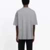 T-shirt à manches courtes gris pour homme Balenciaga avec logo BB imprimé 544271TCV251300