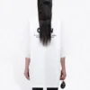 T-shirt à manches courtes imprimé Balenciaga pour homme, blanc 620941TIV749040