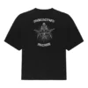 T-shirt à manches courtes imprimé Balenciaga pour homme, noir, 641614TJV781000