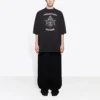 T-shirt à manches courtes imprimé Balenciaga pour homme, noir, 641614TJV781000