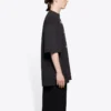 T-shirt à manches courtes imprimé Balenciaga pour homme, noir, 641614TJV781000
