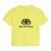 T-shirt à manches courtes imprimé BB Jaune 583224TFV657072
