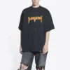 T-shirt à manches courtes Metallica, coupe oversize « Black Orange » 694576TMV881055