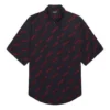 T-shirt à manches courtes Minimal « Black Red » 658841TKO521076