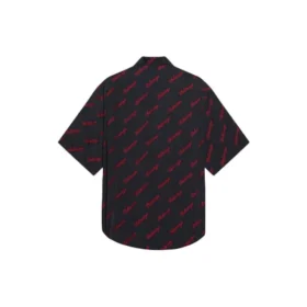T-shirt à manches courtes Minimal « Black Red » 658841TKO521076