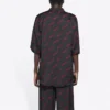 T-shirt à manches courtes Minimal « Black Red » 658841TKO521076