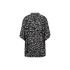 T-shirt à manches courtes minimaliste avec bandes logo « Noir » 681813TML21-1269