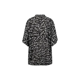 T-shirt à manches courtes minimaliste avec bandes logo « Noir » 681813TML21-1269