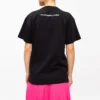 T-shirt à manches courtes noir avec imprimé « I Love U » 612965TJVL51070