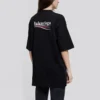 T-shirt à manches courtes noir « Political Campaign » (version grand format) 620941TIV521070