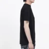 T-shirt à manches courtes noir pour homme Balenciaga avec logo imprimé 594579THV631000