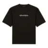 T-shirt à manches courtes noir pour homme Balenciaga « Symbolic » à col rond et imprimé alphabétique 620969TIV501070