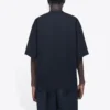 T-shirt à manches courtes noir pour homme Balenciaga « Symbolic » à col rond et imprimé alphabétique 620969TIV501070