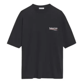 T-shirt à manches courtes « Political Campaign » noir 570791TAV441000