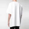 T-shirt à manches courtes pour homme Balenciaga avec logo imprimé, blanc 583214TFV639783