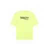 T-shirt à manches courtes pour homme Balenciaga avec logo imprimé, jaune, 641675TJVF77110
