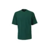 T-shirt à manches courtes pour homme Balenciaga avec logo imprimé, vert 570805THV803230