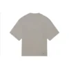 T-shirt à manches courtes pour homme Balenciaga Mosaic Logo BB Alphabet, effet usé et trous, gris 651795TKVF58174
