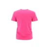 T-shirt à manches courtes rose avec petit logo rétro 570796TBV435630