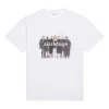 T-shirt à manches courtes rétro avec logo imprimé « White » 612965TIV479000