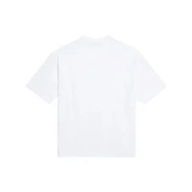 T-shirt à manches courtes rétro avec logo imprimé « White » 612965TIV479000