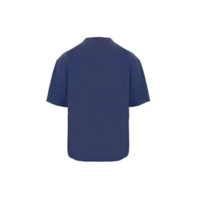 T-shirt à manches courtes rétro Balenciaga SS21 bleu pour homme 612966TJV874866