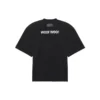 T-shirt à manches courtes rétro imprimé SS21 Noir 641614TJVH11000