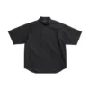 T-shirt à manches courtes « Tape Type » coupe large « Noir » 738761TNM601000