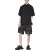 T-shirt à manches courtes « Tape Type » coupe large « Noir » 738761TNM601000