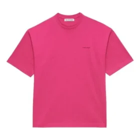 T-shirt à manches courtes unisexe avec logo rétro, rose 556104TBV435630 T-shirt à manches courtes unisexe avec logo rétro, rose 556104TBV435630