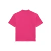 T-shirt à manches courtes unisexe avec logo rétro, rose 556104TBV435630