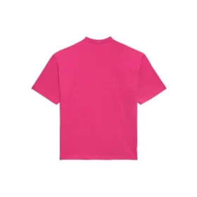 T-shirt à manches courtes unisexe avec logo rétro, rose 556104TBV435630 T-shirt à manches courtes unisexe avec logo rétro, rose 556104TBV435630