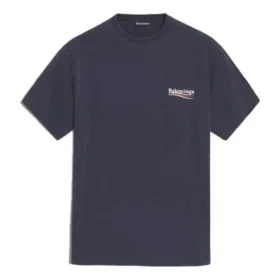 T-shirt à manches courtes unisexe bleu marine avec motif logo 556150TAV444128 T-shirt à manches courtes unisexe bleu marine avec motif logo 556150TAV444128