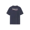 T-shirt à manches courtes unisexe bleu marine avec motif logo 556150TAV444128