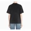 T-shirt à manches courtes unisexe gris avec logo alphabétique imprimé 594599THV851140