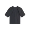 T-shirt à manches courtes unisexe noir avec logo imprimé 583098TFV598465