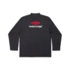 T-shirt à manches longues 3B Sports Icon Oversized « Noir Rouge Blanc » 720250TPVD71470