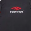 T-shirt à manches longues 3B Sports Icon Oversized « Noir Rouge Blanc » 720250TPVD71470